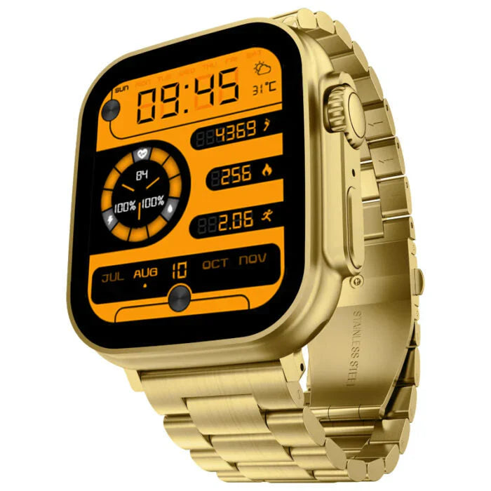 Fendior American Gold Edition G9 Ultra Pro Series 8 Smart Watch With Extra Straps