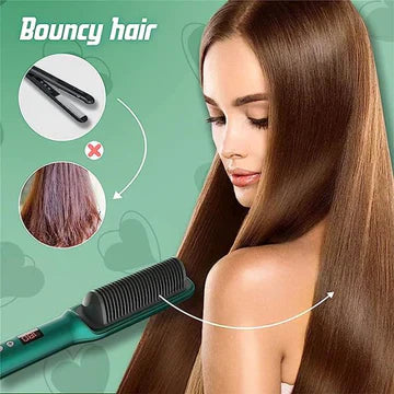 Electric Hair Straightener Comb for Black Hair - Men and Women